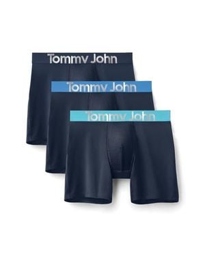 Tommy John 3-Pack 360 Sport Micro 6-Inch Boxer Briefs - Blue