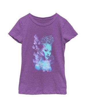 Wicked: For Good Girls' Glinda Double Exposure Portrait T-Shirt - Purple
