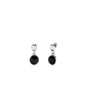 Uno De 50 Murano Glass Earrings - Black
