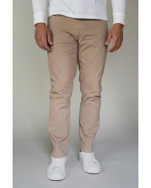 Peter Manning Italian 5-Pocket Pants - Natural