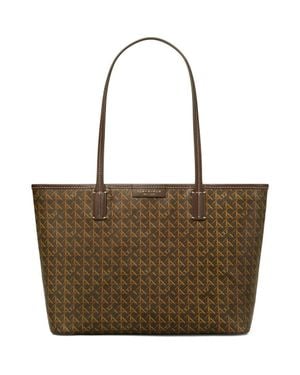 Tory Burch Small Ever-Ready Zip Tote - Brown