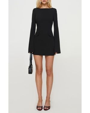 Princess Polly Carters Long Sleeve Minidress - Black