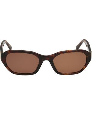 Abercrombie & Fitch 52Mm Oval Sunglasses - Brown