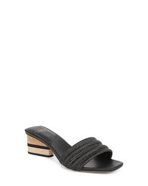 Sarto Waverly Slide Sandal - Black
