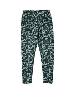 ZooZatZ Girls Youth Michigan State Spartans Stacked Mascot Leggings - Green