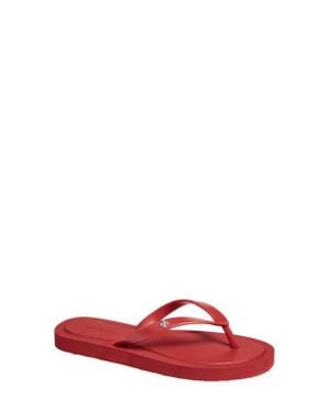 Tory Burch Kira Flip Flop - Red