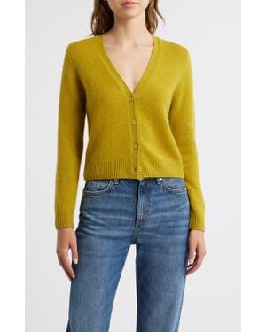 Doen Cameron Cashmere V-Neck Cardigan - Blue