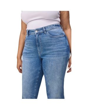 WARP+WEFT Sat '90S High Waist Relaxed Straight Leg Jeans - Blue