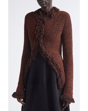 Proenza Schouler Nilo Textured Jacquard Top - Brown