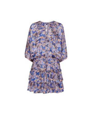 Vilebrequin Viscose And Silk Dress Disco Butterflly - Blue