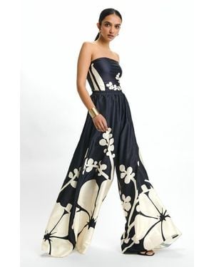 Diarrablu Jant Superwide Ula Pants Noir - Blue