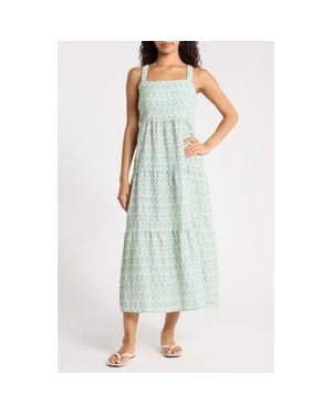 Marine Layer Alana Midi Sundress - Green
