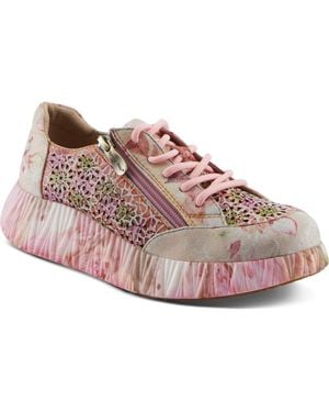 Spring Step Bloomington Platform Sneaker - Pink