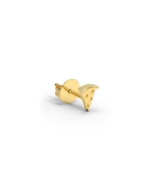 Whim Jewelry 14K Pizza Stud - Metallic