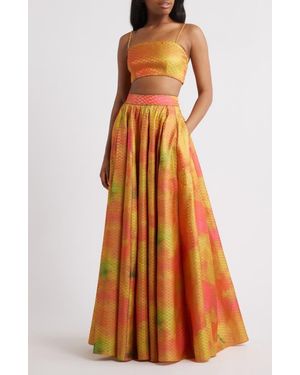 Santi Holi Lehenga Choli With Dupatta - Orange
