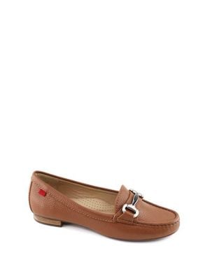 Marc Joseph New York Grand Street Leather Buckle Loafer - Brown
