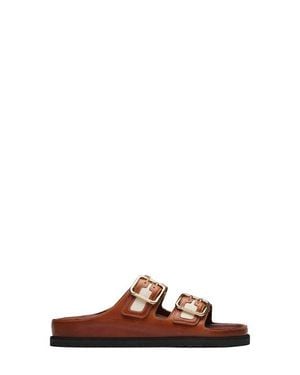 1774 BIRKENSTOCK Arizona Bold Canvas Sandal - Brown