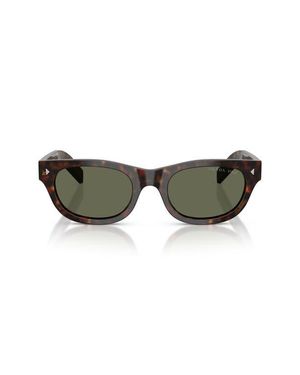 Prada 52Mm Polarized Cat Eye Sunglasses - Green