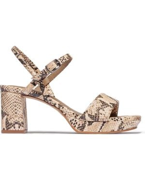 Bernardo Canto Platform Sandal - Metallic