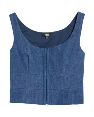 PAIGE Carra Corset Top - Blue
