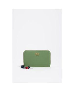 Bimba Y Lola Medium Wallet - Green