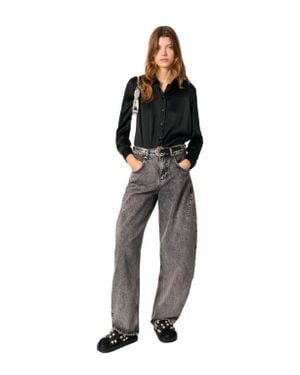 Maje Silk Shirt - Black