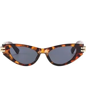 Fifth & Ninth Story 69Mm Oversize Polarized Cat Eye Sunglasses - Blue