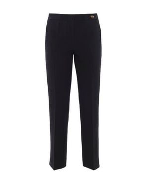 Callas Milano Charlotte Stretch Jersey Cropped Boy Pants - Blue