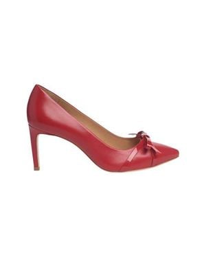 Joan Oloff Shoes Divine Pump - Red