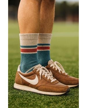 United By Blue Cushioned Wool & Yak Blend Crew Socks - Green