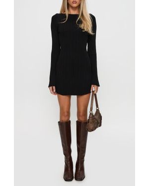 suede mini dress Chocolate Faux Suede Pleated Zip Up Mini Dress main image 1