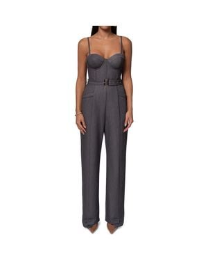 JLUXLABEL Sweetheart Aroma Bustier Jumpsuit - Blue