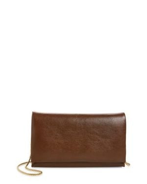 Mango Small Faux Leather Crossbody Bag - Brown
