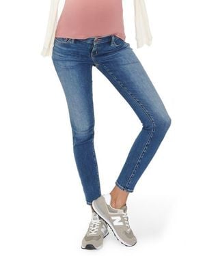 Hatch Collection The Under The Bump Slim Maternity Jeans - Blue
