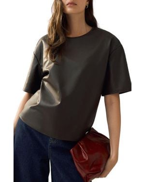 Next Coated T-Shirt - Black