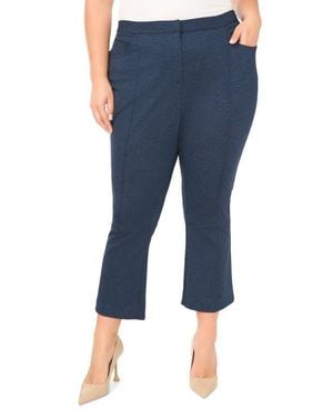 Halogen® Pintuck Kick Flare Pants - Blue