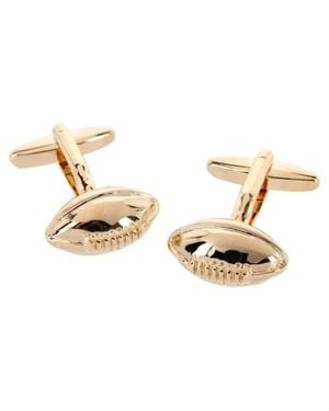 Trafalgar The Varsity Club Football Cufflinks - Metallic