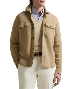 Polo Ralph Lauren Piqué Double Knit Shirt Jacket - Multicolor