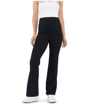 Ripe Maternity Jonah Rib Flare Pant - Black
