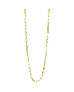 Freida Rothman Coastal Chain Link Necklace - Metallic