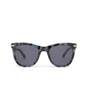 TOMS Victoria 53Mm Square Sunglasses - Blue