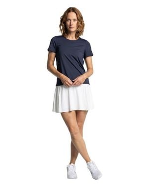 AVI Rally Pickleball Short Sleeve - White
