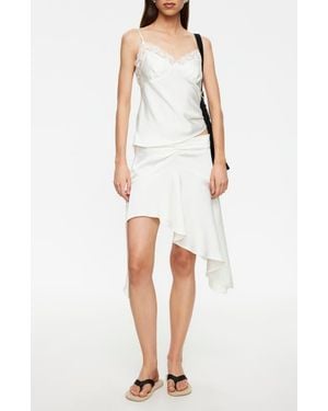 Lioness Costa Lace Trim Camisole - White