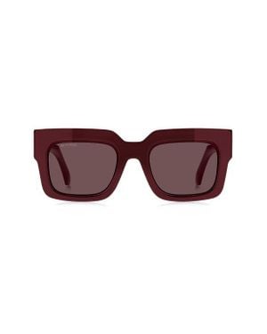 Etro 52Mm Rectangular Sunglasses - Purple