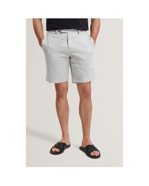 Ted Baker Loweton Slim Fit Stretch Cotton Chino Shorts - Gray