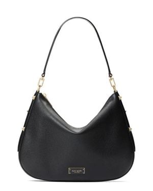 Kate Spade Liv Large Leather Shoulder Bag - Black