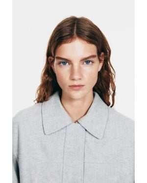 H&M Collared Bomber Jacket - Gray