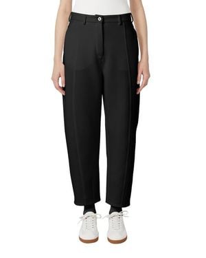 MM by Max Mara Pulvino Barrel Leg Pants - Black