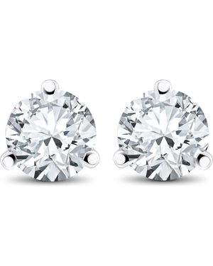 Bliss Diamond 1 Ct Tdw Lab Grown Diamond Martni Studs 14K Earrings - Metallic