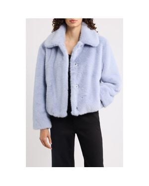Kobi Halperin Tami Faux Fur Coat - Blue